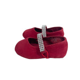 Stuart Witzman Baby Toddlers Sugar Ballerina Burgundy Shoes Sz 2