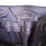 New York & Company Womens Black Stretch Leggings Comfortable High Waist Sz XS