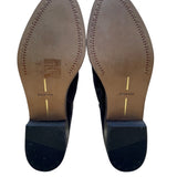 Vita Women’s Navy Blue Suede Slip-On Western Ankle Booties Size 8.5