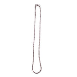 Diamond-Cut Sterling Silver Womens Chain Ankle Bracelet 925 Spring Ring Clasp