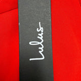 Lulus Womens Red Polyester Strapless Maxi Dress With Sequin Bodice Formal Size M