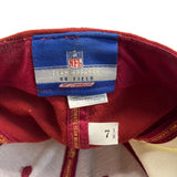 Reebok Team Apparel Men's NFL Red Baseball Cap Hat  Sz 7