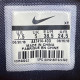 Nike Men's Black & Blue Mesh Zoom Winflo 5 Running Sneakers Size 7.5
