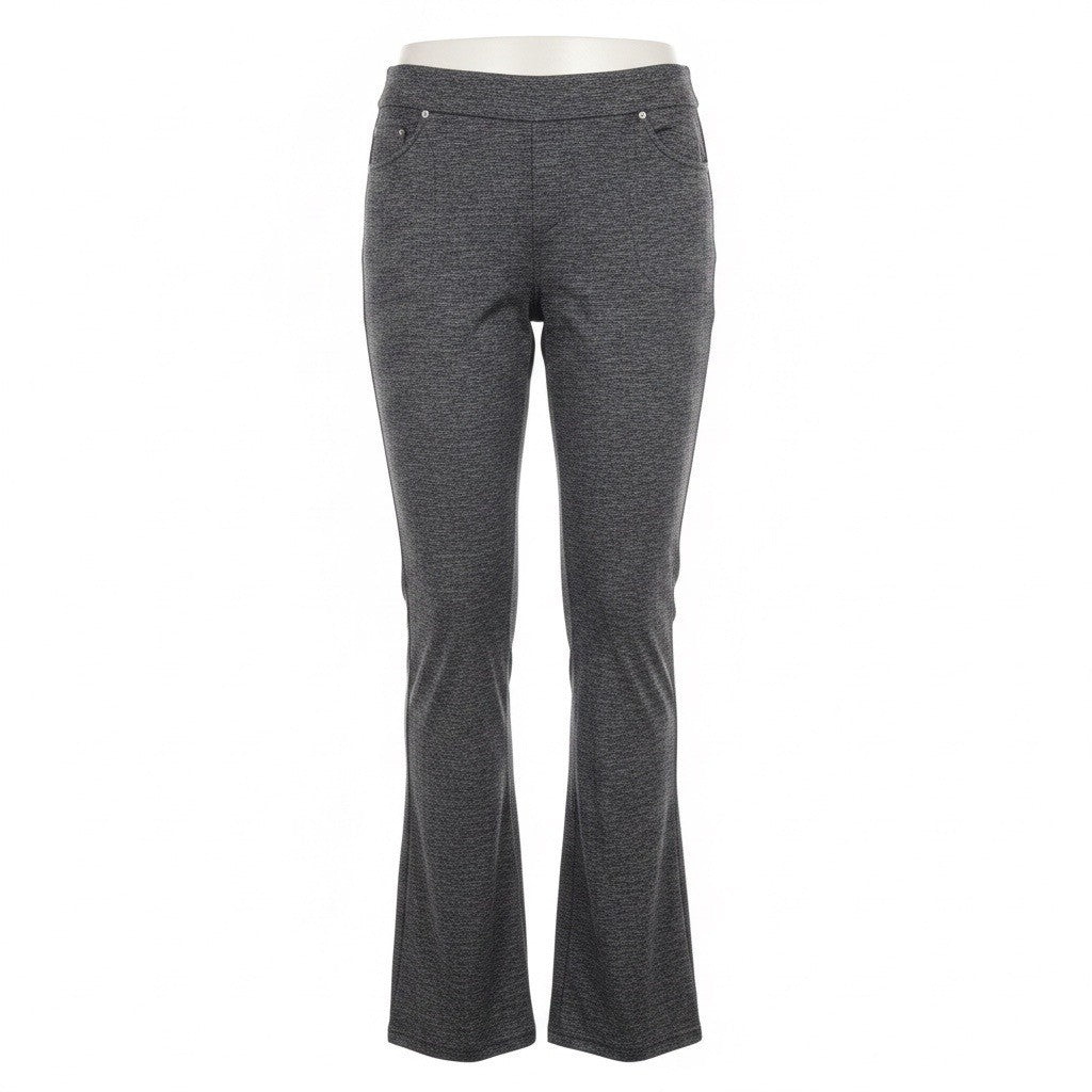 Athleta Womens Gray Stretch Flare-Leg Pants Size XL