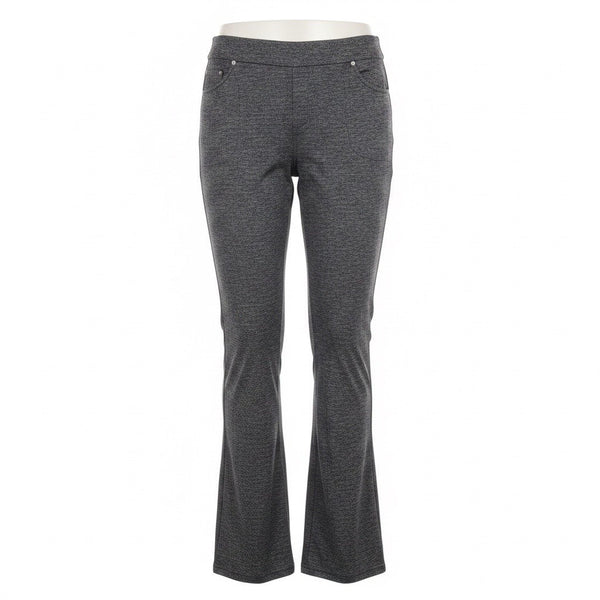 Athleta Womens Gray Stretch Flare-Leg Pants Size XL