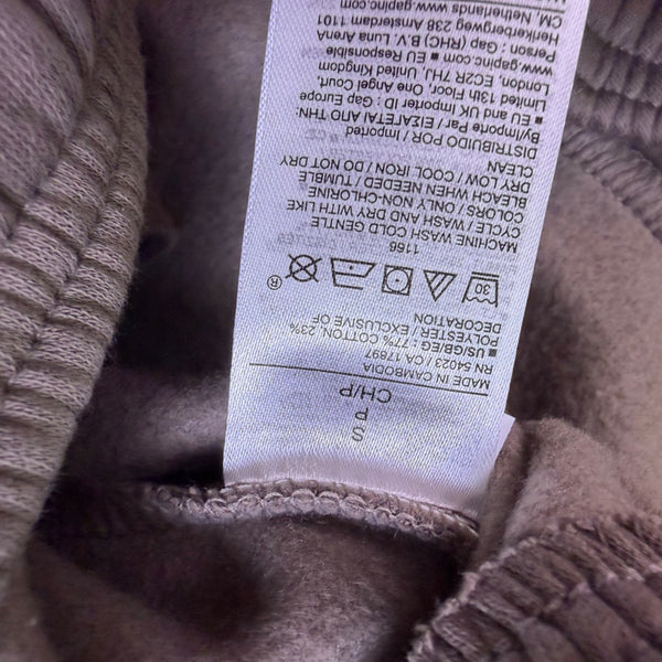 Gap Mens Gray Cotton Blend Sweatpants Elastic Waist Relaxed Fit Size S