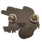 Fever Fast Pitch Softball Glitter Enamel Pin With Dual Clutch Backing