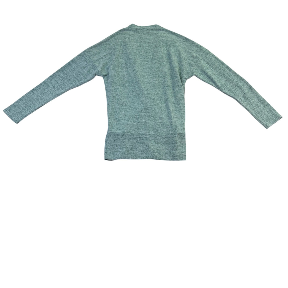 Neineiwu Womens Green Wrap Knit Top Lightweight Long Sleeve Comfortable Size M