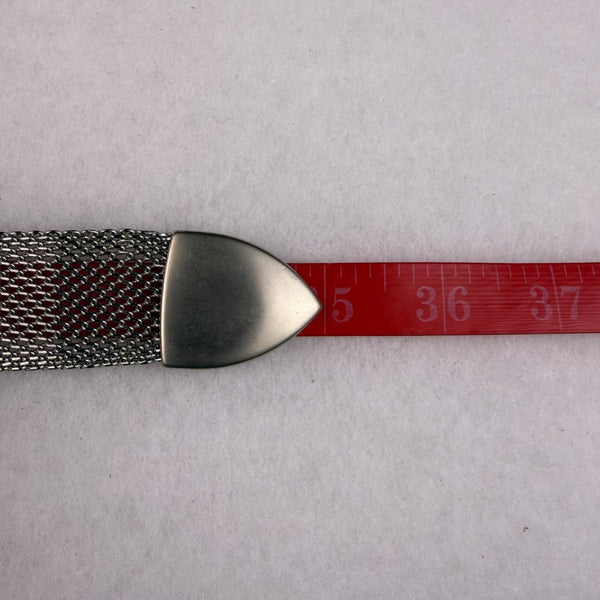 Stainless Steel Silver Adjustable Mesh Belt Fashionable Design