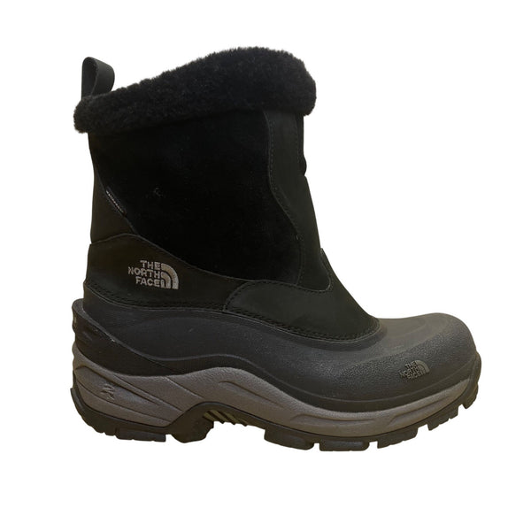 The North Face Women’s Black Suede Waterproof Insulated Winter Boots Size 10