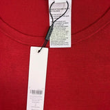 Chicos Womens Red Pullover Long Sleeve Sweater Size L