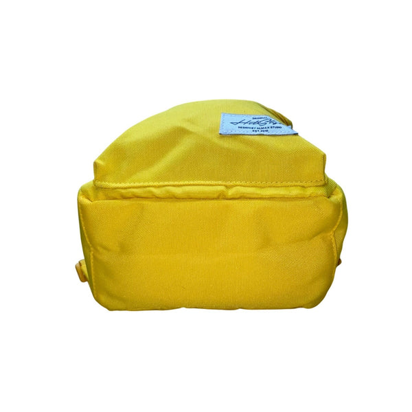HotStyle Yellow Nylon Adjustable Straps Front Zipper Pocket Mini Backpack