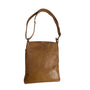 Ili New York Women's Brown Genuine Leather Adjustable Canada Crossbody Bag Sz S