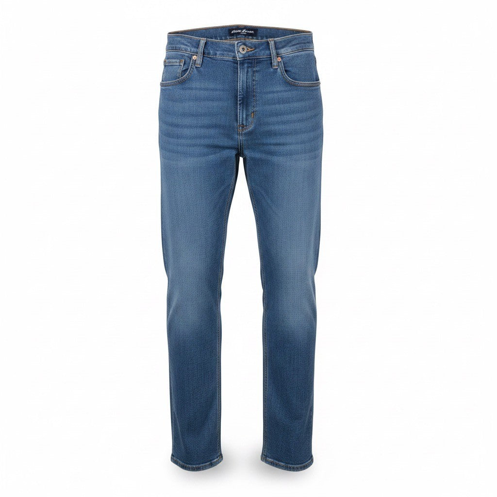 Eddie Bauer Mens Blue Cotton Blend Straight Fit Stretch Denim Jeans Sz 32X30