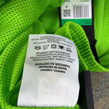 Nike Mens Neon Green Swim Shorts With Mesh Lining Mid-Thigh Length Sz XL
