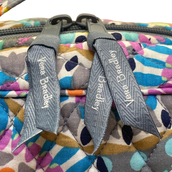 Vera Bradley Multicolor Quilted Stylish Patterned Organizer Cosmetic Tote Bag