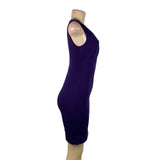 White House Black Market Womens Purple Sleeveless Fit Dress Size 0P