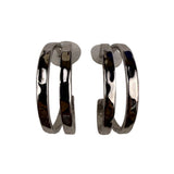 Kendra Scott Womens Silver Tone Silver Hoop Earrings  Modern Design