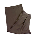Tronjori Womens Tan Khaki Wide-Leg & Pleated Lightweight Pants Size L