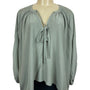 Prologue Women’s Olive Green Long Sleeve Blouse Shirt Sz XL - NWT