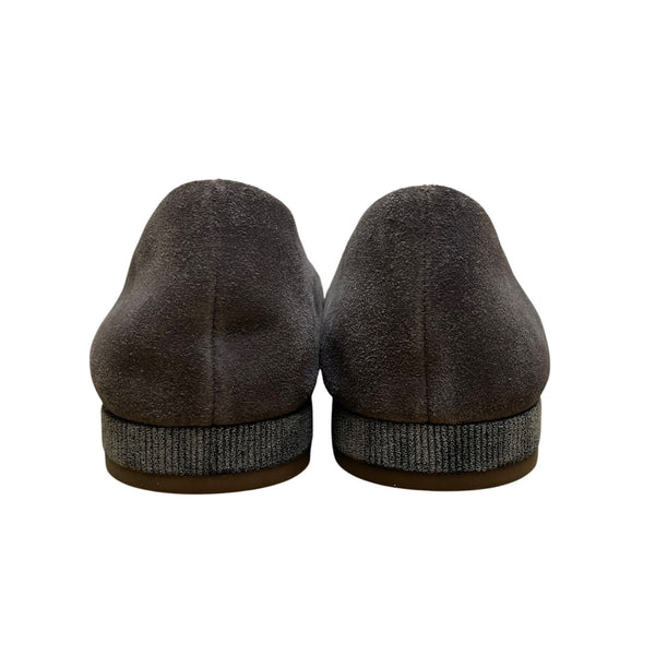 Seychelles Women’s Gray Suede Leather Low Heel Flats Size 8.5