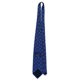 Jacobs Roberts Mens Blue Silk Floral Pattern Tie Handmade By R. Bryant Ltd.