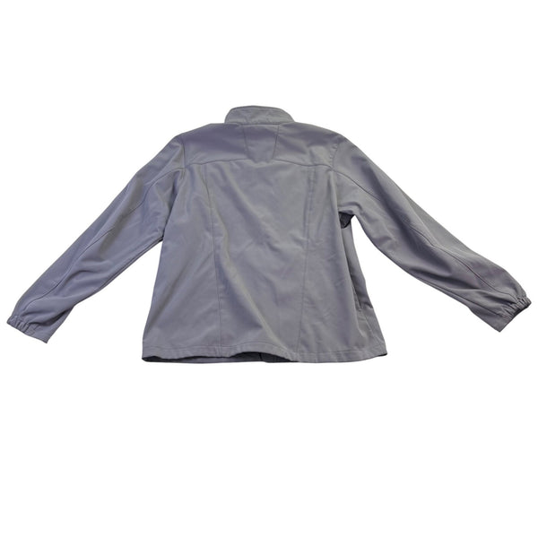 Eddie Bauer Mens Gray Fleece-Lined Softshell Jacket Lightweight Design Sz TXL