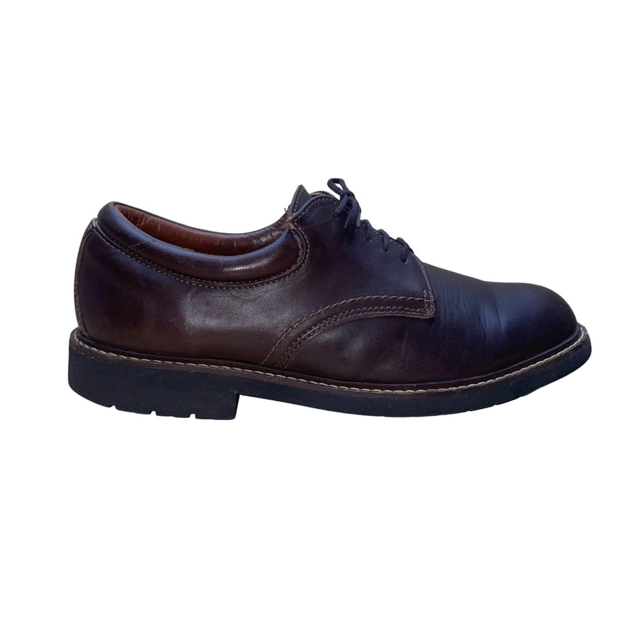 Eddie Bauer Men’s Brown Leather Derby Style Dress Shoes Size 8.5M
