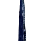 Christian D Mens Navy Blue Polyester & Silk Polka Dot Tie