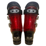Salomon Unisex Red & Black Plastic 3D Buckles X7 Impact Ski Boots Size 26.5