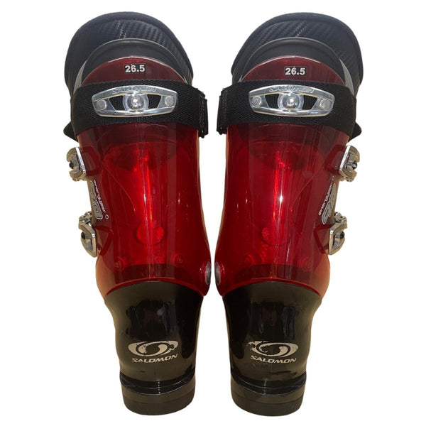 Salomon Unisex Red & Black Plastic 3D Buckles X7 Impact Ski Boots Size 26.5