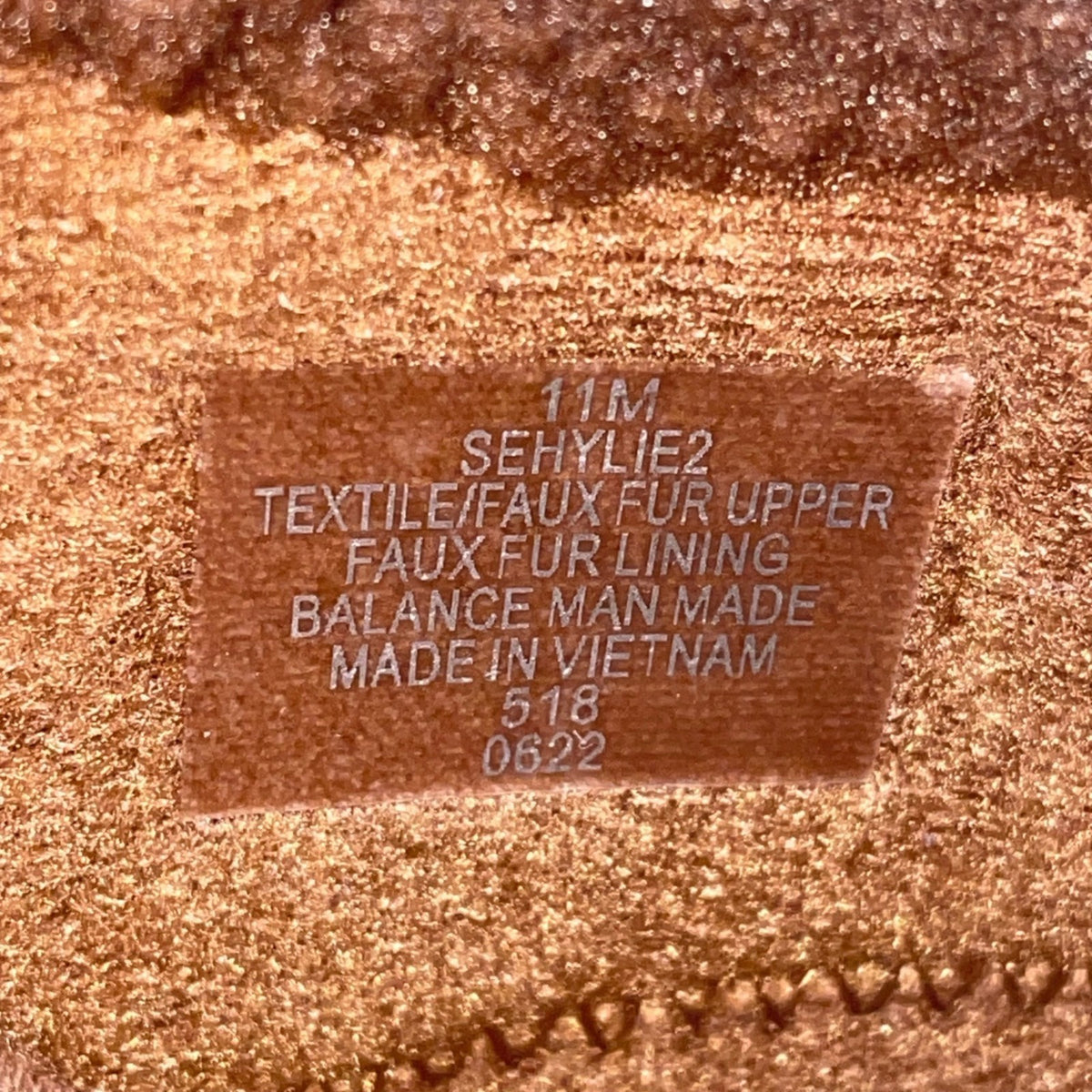 Easy Spirit Women’s Brown Faux Fur Lined Mule Slippers Size 11M