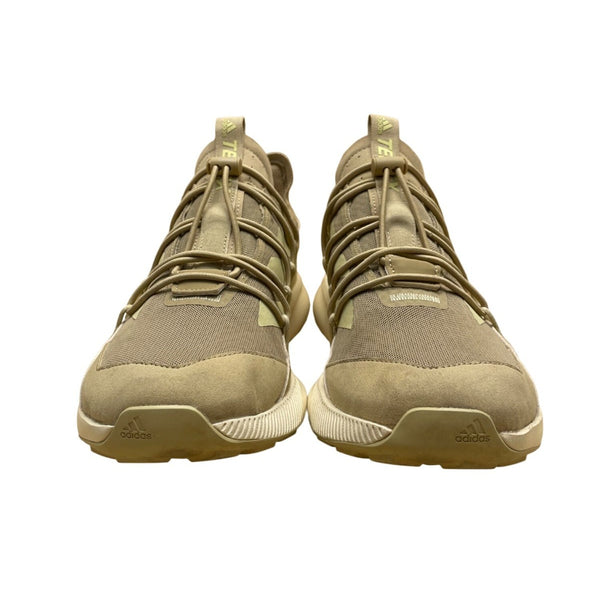 Adidas Men’s Beige & Victory Gold Terrex Trail-Ready Hiking Sneakers Size 12