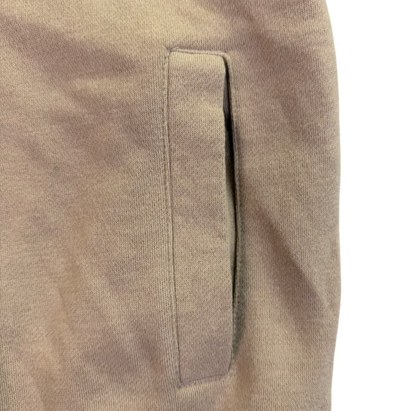 Royce Mens Beige Cotton-Blend V-Neck Sweatshirt With Pockets Size L