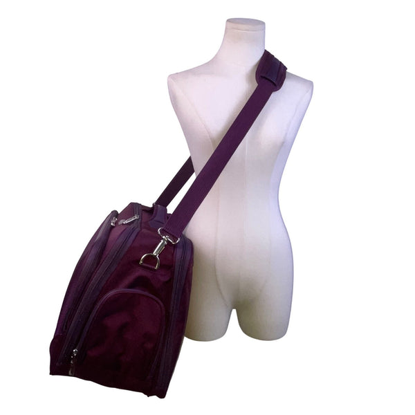 Samsonite Women’s Purple With Adjustable Strap Travel Carry-On Messenger Bag