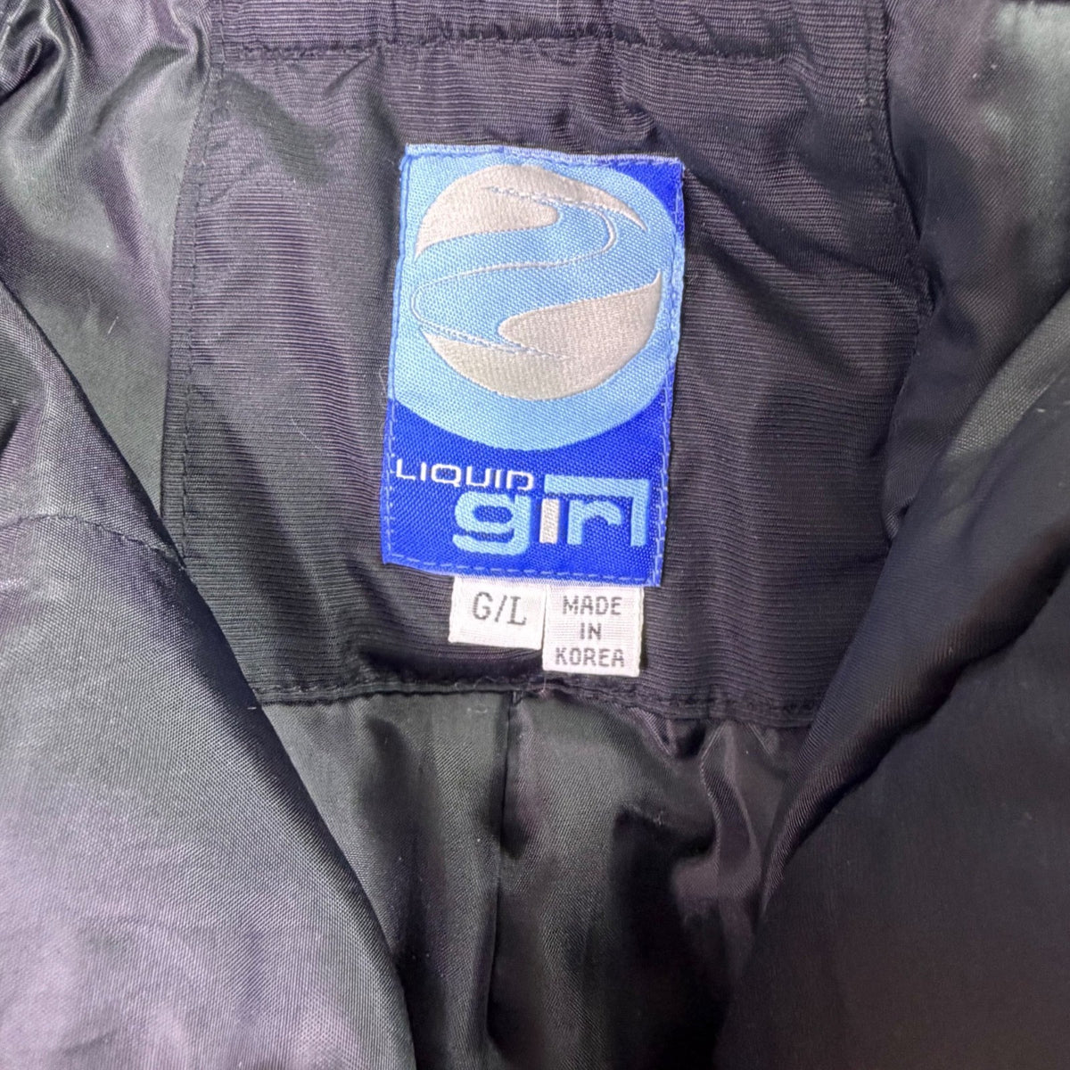 Liquid Womens Black Waterproof Snowboarding Pants Adjustable Waist Sz Large