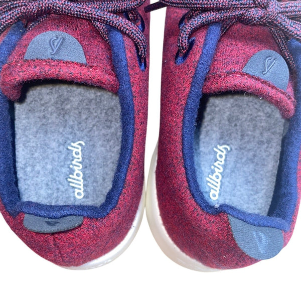 Allbirds Women’s Red & White Wool Runners Olympus Athletic Shoes Size W10