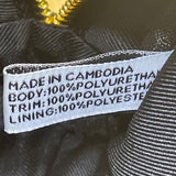 Nine West Women’s Black Faux Leather Quilted Gold Chain Strap Crossbody Mini Bag