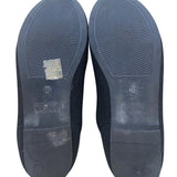 Veittes Women’s Black Knitted Fabric Loafers Slip-On Flat Shoes Size 11W