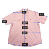 Orvis Mens Red Short Sleeve Button-Up Performance Shirt Size XL