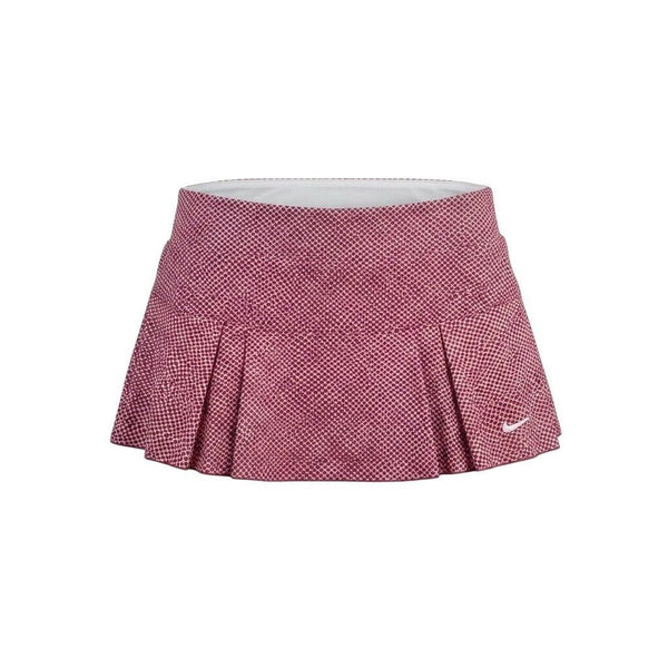 Nike Womens Pink Dri-FIT Polyester & Spandex Skort Animal Print Size Large