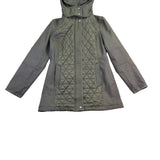 Marc New York Womens Green Hooded Quilted Jacket Lightweight Warm Size M