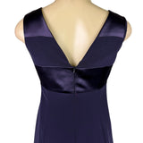 Jones New York Womens Navy Sleeveless Evening Dress Triacetate Blend Sz 2P - New