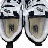 Vans Juniors Black & White Canvas Low Top Skate Sneakers Size 4.5