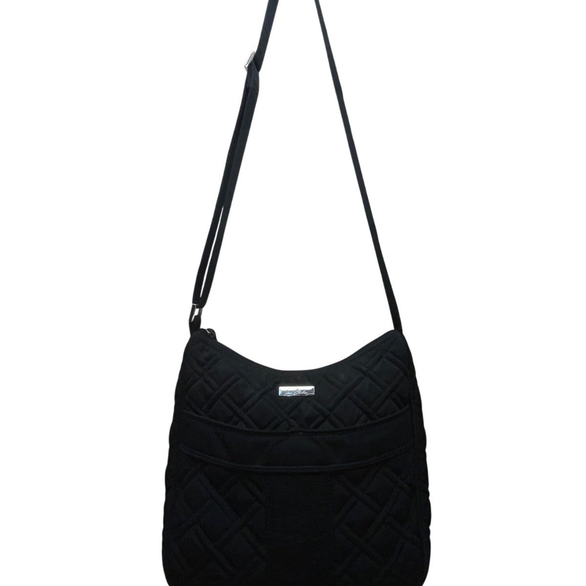 Vera Bradley Women’s Black Quilted Adjustable Strap Shoulder Bag