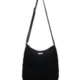 Vera Bradley Women’s Black Quilted Adjustable Strap Shoulder Bag