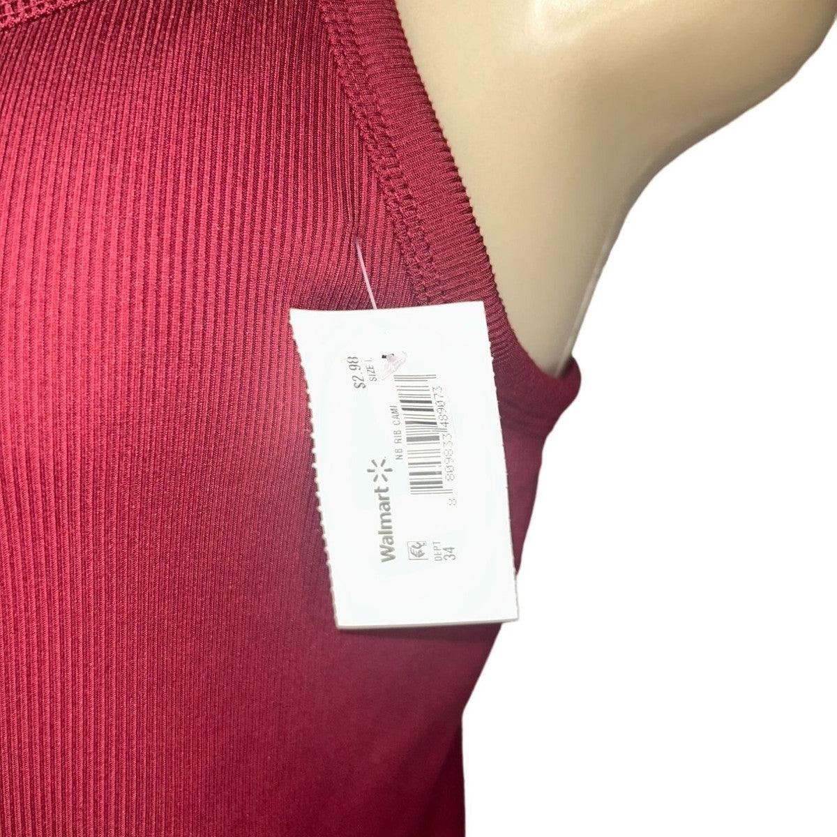 No Boundaries Women's Magenta Tank Top Shirt Sz L - New