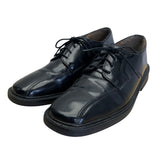 Stacy Adams Men’s Black Leather Lace Up Bike Toe Oxford Shoes Size 10.5M