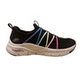 Skechers Women’s Black Multicolor Arch Fit Slip-On Athletic Sneakers Size 6.5