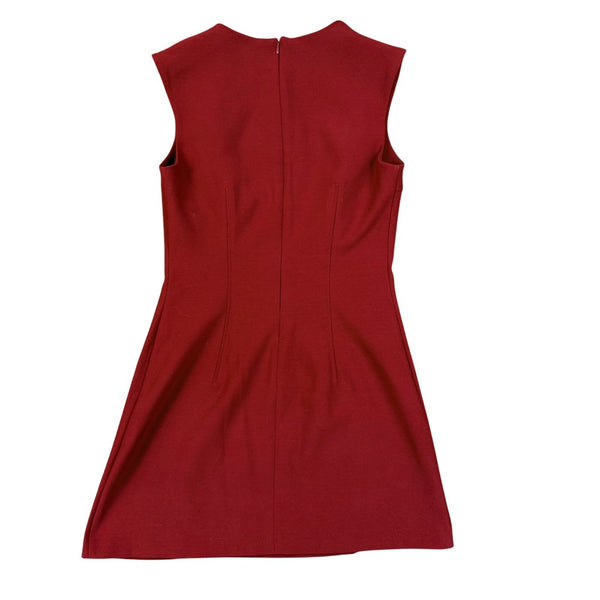 Zara Womens Red Sleeveless Shift Dress Size M